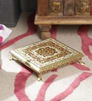 Pepperfry - WTF Deals 6th November : 69% off on Bags R Us 36 Ltr Polyester Black Cabin Trolley Bag || 53% off on Solid Wood Chowkie by Art of Jodhpur