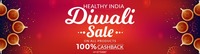 Diwali Dhamaka Sale - Get 100% Cashback UP TO 1000 on all products & Additional offers