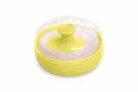 POWDER CASE W/PUFF, U-TYPE (YELLOW)-  by Pigeon