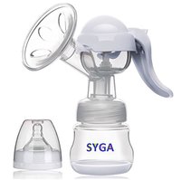 Syga Manual Breast Pump with Lid for Breastfeeding
