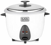 Black + Decker BXRC1801IN 1.8-Litre Rice Cooker (White) 