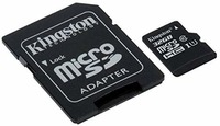 Kingston Canvas Select 32GB Class 10 MicroSDHC Memory Card with Adapter