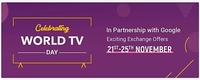 Flipkart world TV day Celebrations 21st - 25th November || Exciting Exchange offers