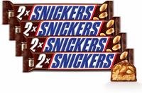 Snickers Chocolate Duos Bar, 80g (Pack of 4)