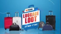 Big Bazaar luggage loot between 29th Nov - 9th Dec
