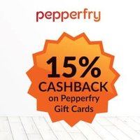 Woohoo : 15% Cashback on Pepperfry E-Gift Cards ( No coupon code Required )
