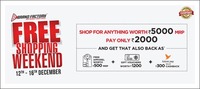 Brand Factory Free Shopping Weekend passes @Rs.100 onwards (includes Free apparel Rs.500+ GV Rs.1200+ Future pay cashback Rs.300)