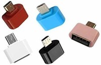 Shopon Mini Micro USB OTG Adapter (Colors May Vary - Pack of 5 Pcs) Converter for Android Phones Tablets Mp3 Mp4 Smart Device 