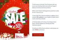 Pepperfry Merry Christmas Sale : Upto 50% Off + 10% Cashback in Pepperfry Wallet