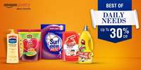 Amazon Pantry : Flat 100 Cashback on Order of 1500 and Above (All Users) 