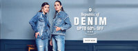 Jabong Republic Of Denim Sale : Upto 60% Off on Men & Women Denim Fashion