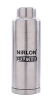 Nirlon Stainless Steel Water Bottle, 650ml, Silver