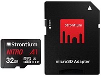 Strontium Nitro A1 32GB Micro SDHC Memory Card 100MB/s A1 UHS-I U1 Class 10 with High Speed Adapter for Smartphones Tablets Drones Action Cams for 399