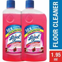 (Back) Lizol Disinfectant Floor Cleaner - 975 ml (Pack of 2, Floral)