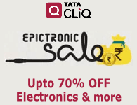 (Last Day) TataCliq Epictronic Sale Upto 70% Off + 10% off on using HDFC Bank Debit and Credit Cards  | 20-23 Dec