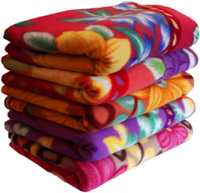 Printed Single AC Blanket @70% off (Pack of 5)