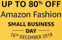 Amazon Fashion Upto 80% Off + ₹100 cashback + 10% cashback using any pre-paid payment + 10% Cashback on SBI Bank Credit Cards & EMI