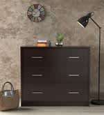 Atlas Chest of Three Drawers in Beech Chocolate Finish by HomeTown 65%OFF