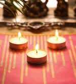 Set of 50 White Wax Tea Light by Hosley @13 user specific