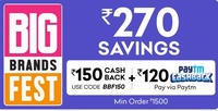 Grofers BBF - Upto 40% off + Save 270 on min 1500 at Grofers 