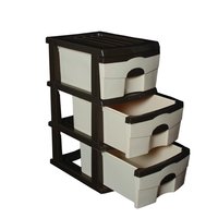 Cello Organiser 3 Drawer Storage Chests