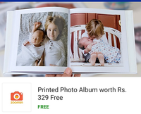 Printed Photos Album Worth Rs. 329 Free ( Only For FK Plus User )