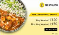 Use 100% Magicpin points to purchase Freshmenu Vouchers