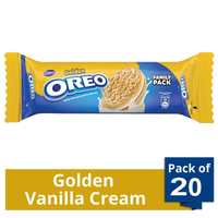 Cadbury Oreo  Biscuit, 120 gm (Pack of 20)  - 2 variants 50% off + free shipping