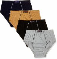Dollar Bigboss Men's Cotton Brief (Pack of 4) (Colors May Vary)