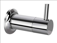 Kerovit Nucleus KB111032 Brass Concealed Stop Cock Trim with Flange (Silver) 