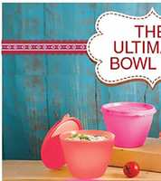 Tupperware Bowled Over Plastic Bowl Set, 450ml, Multicolour
