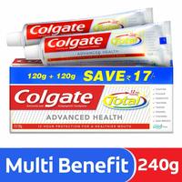 [Pantry] Colgate Total Advanced Health Anticavity Toothpaste - 240g (Saver Pack)