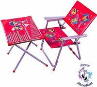 MetroBuzz A-1 Kids Study and Dinning Table Chair Set for 2 to 6 Years Old Kids

