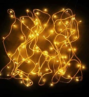 Yellow set of 2 string light