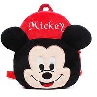 Blue Tree Kid's Fabric 10 L Red Mickey Backpack