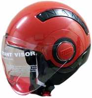 Studds Open Face Nano 560 Helmet - S (Red/Black)