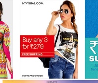 LOOT Buy Any 3 Apparels @279 + Payment Offers with Free Shipping 