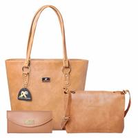 Speed X Fashion Women's Handbag And Sling Bag Combo Of 3 Pics (S0TY-Beige) loot fast at RS 329 for 3 pieces
