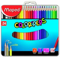 Maped Color'Peps Color Pencil Set - Pack fo 24 (Multicolor)