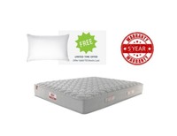 Active Dual Single Bed High Resilience 75x30x4 Inch Foam Mattress (Free Pillow) by Usha Shriram