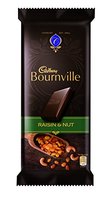 Cadbury Bournville Dark Chocolate Bar with Raisin and Nuts, 80g (Pack of 4)- Rs  243  [ 33 %  off   ] @  amazon