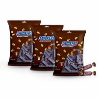 Snickers Chocolate Miniatures, 150g (Pack of 3)