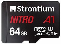 [71% off] Strontium Nitro A1 64GB Micro SDXC Memory Card 100MB/s A1 UHS-I U3 Class 10
