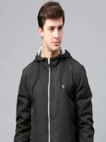 HRX Active by Hrithik Roshan Men Black Solid Hooded Sporty Jacket 50%off