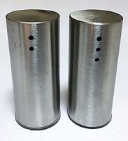 HMSTEELS Stainless Steel Round Design Salt and Pepper Set 