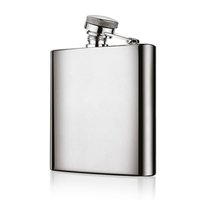Menzy Sleek Design Easy Carry Portable Liquor Hip Flask - Stainless Steel (Size Approx.210 ml)