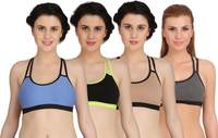 Fashion Comfortz women,Girls,Women's Sports Non padded bra (pack of 4)