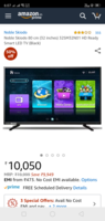 Noble Skiodo 80 cm (32 inches) 32SM32N01 HD Ready Smart LED TV (Black)