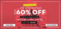 Koovs - End of Season Sale - up to 60 % off  & Buy 2 get Extra 20 % off 