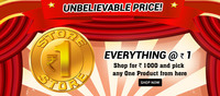 Products at Rs.1 Only on Shopping Above Rs.1000 + Free Shipping (HomeShop18)